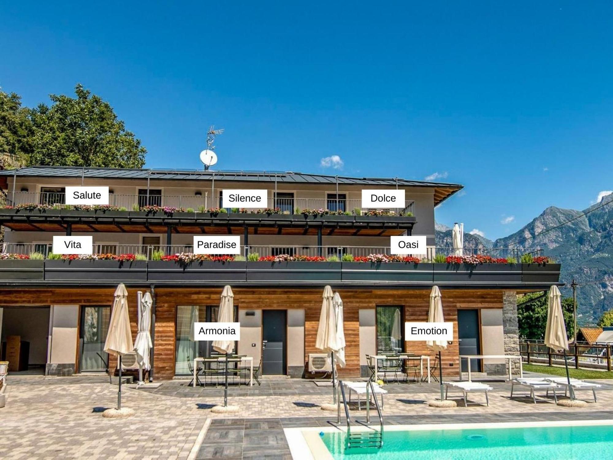 Dascio Vita See Ferienwohnung Mit Dachterrasse Exteriör bild